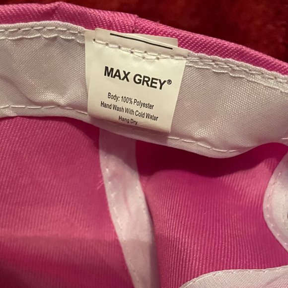 "Max Grey" Pink Cap - Picture 3 of 3